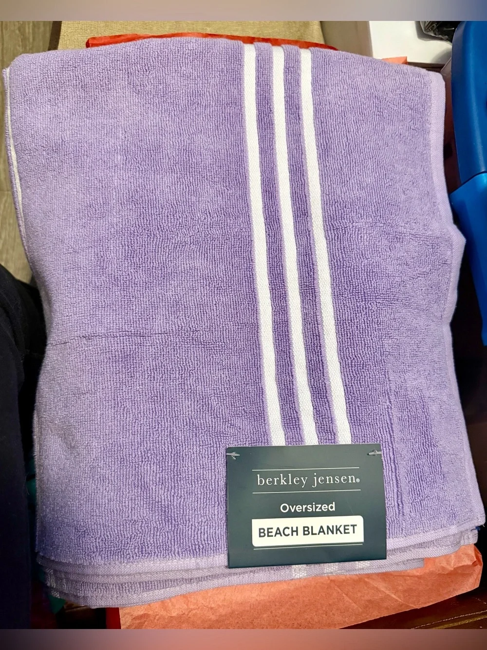 Berkley Jensen Oversized Beach Blanket - NEW